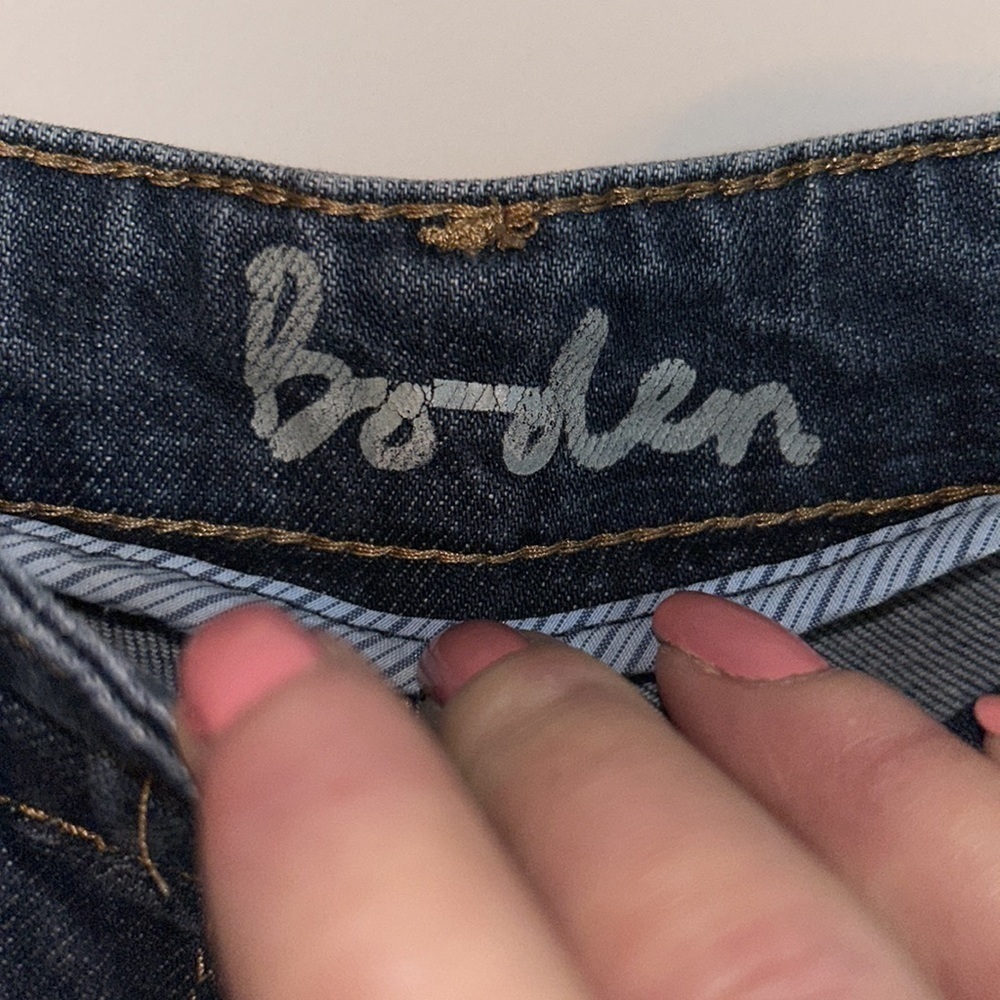 Boden Traditional 5 Pocket Straight Leg Jeans Blue Size 6 - Picture 5 of 9